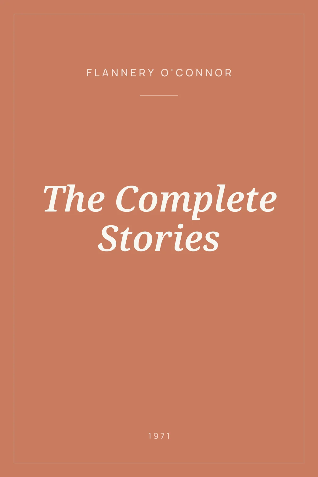 Portada de The Complete Stories