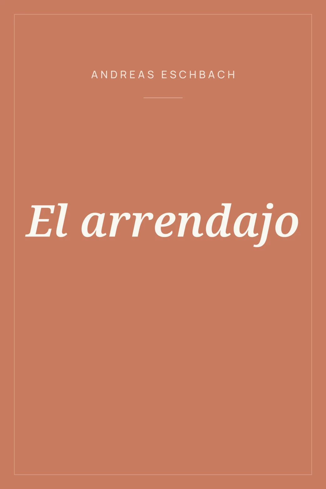 Portada de El arrendajo