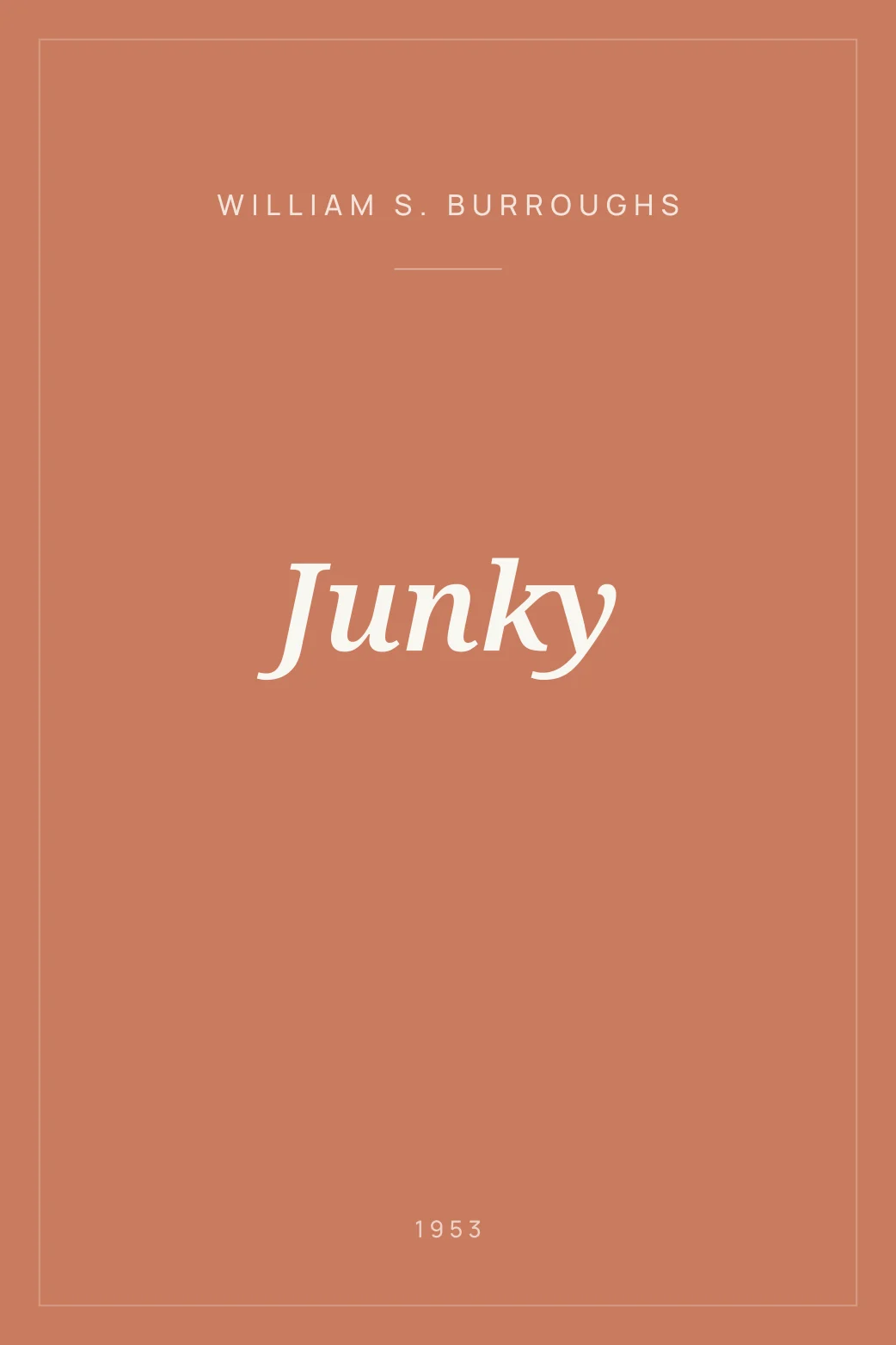 Portada de Junky