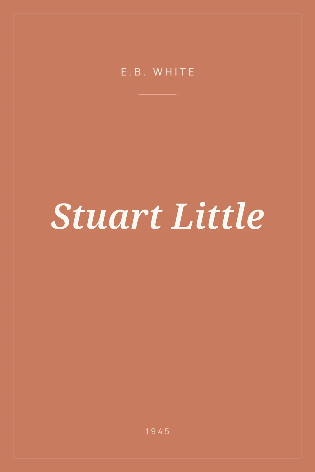 Portada de Stuart Little