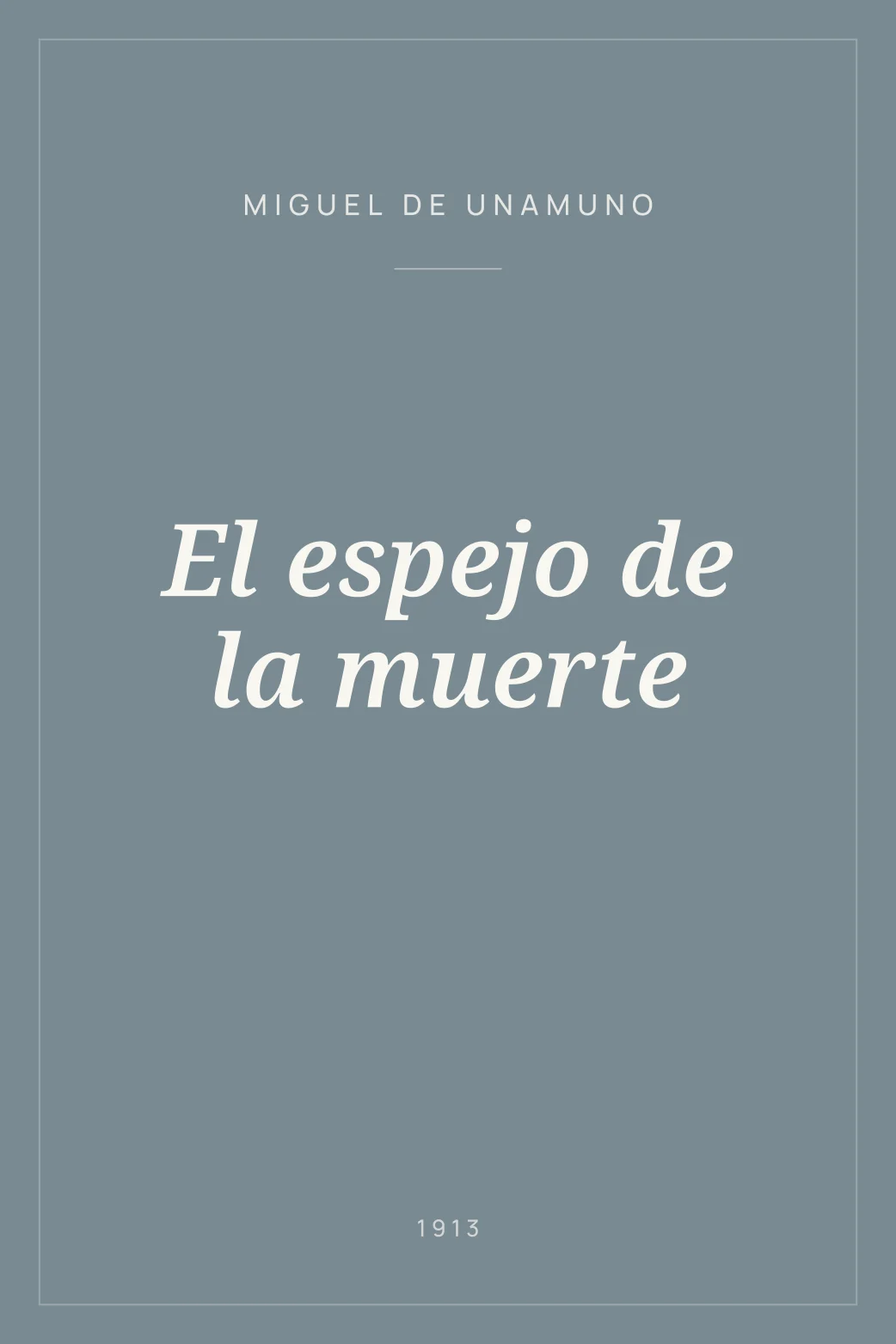 Portada de El espejo de la muerte