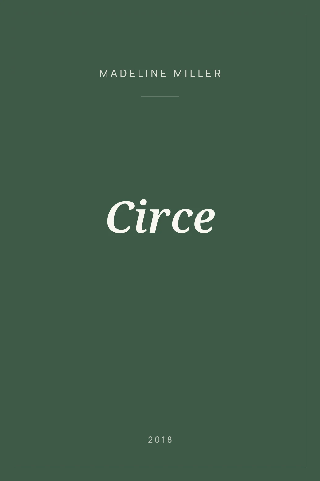 Portada de Circe