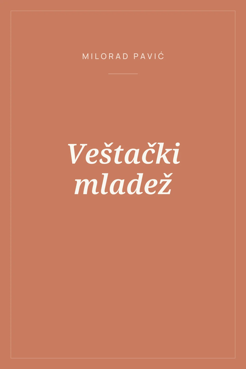 Portada de Veštački mladež