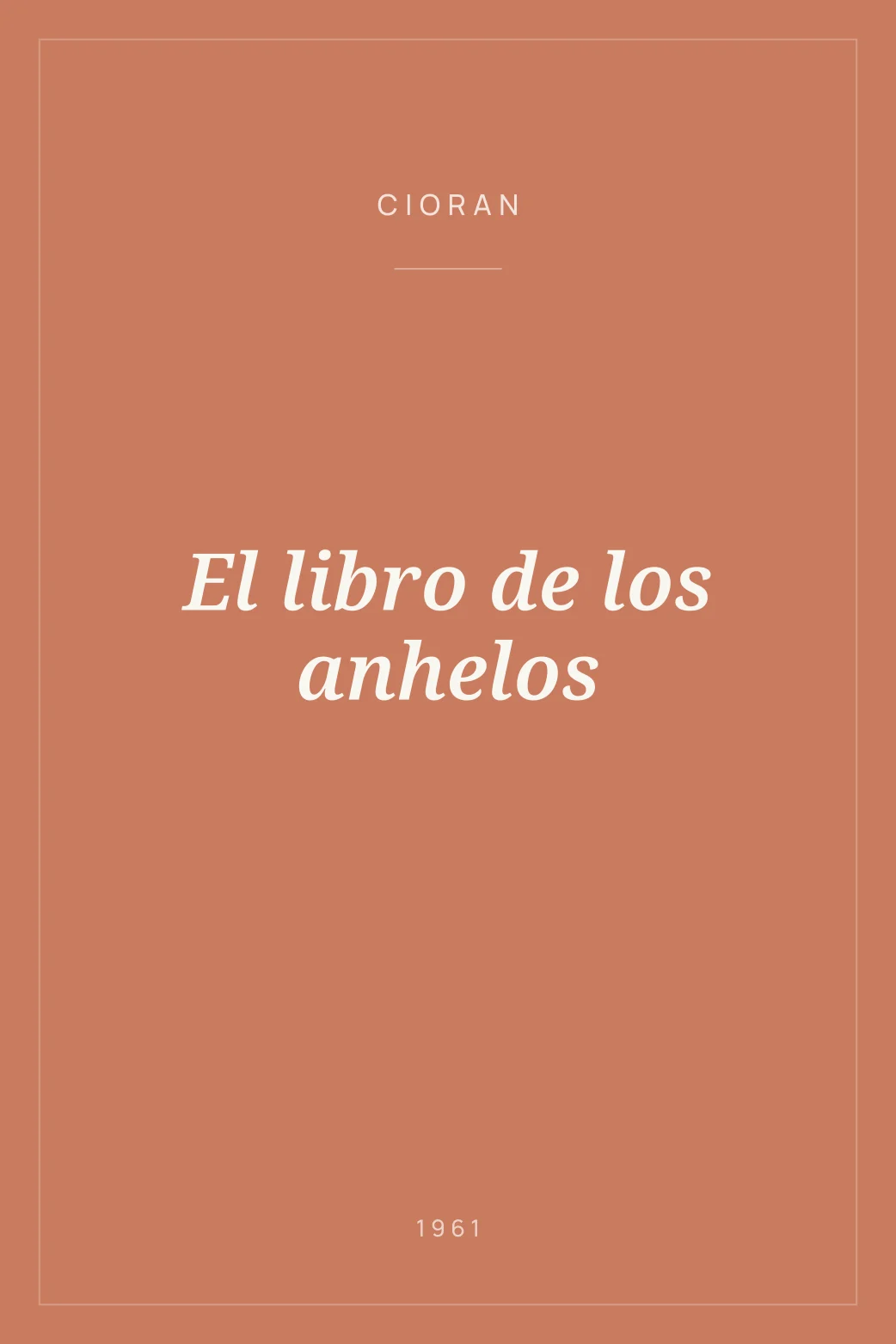 Portada de El libro de los anhelos