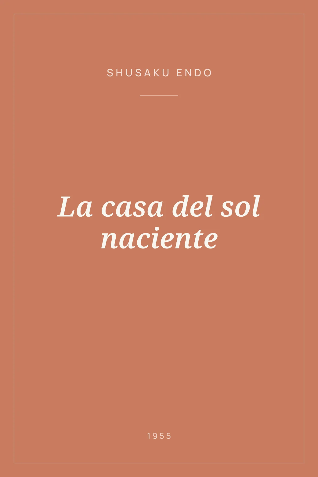 Portada de La casa del sol naciente