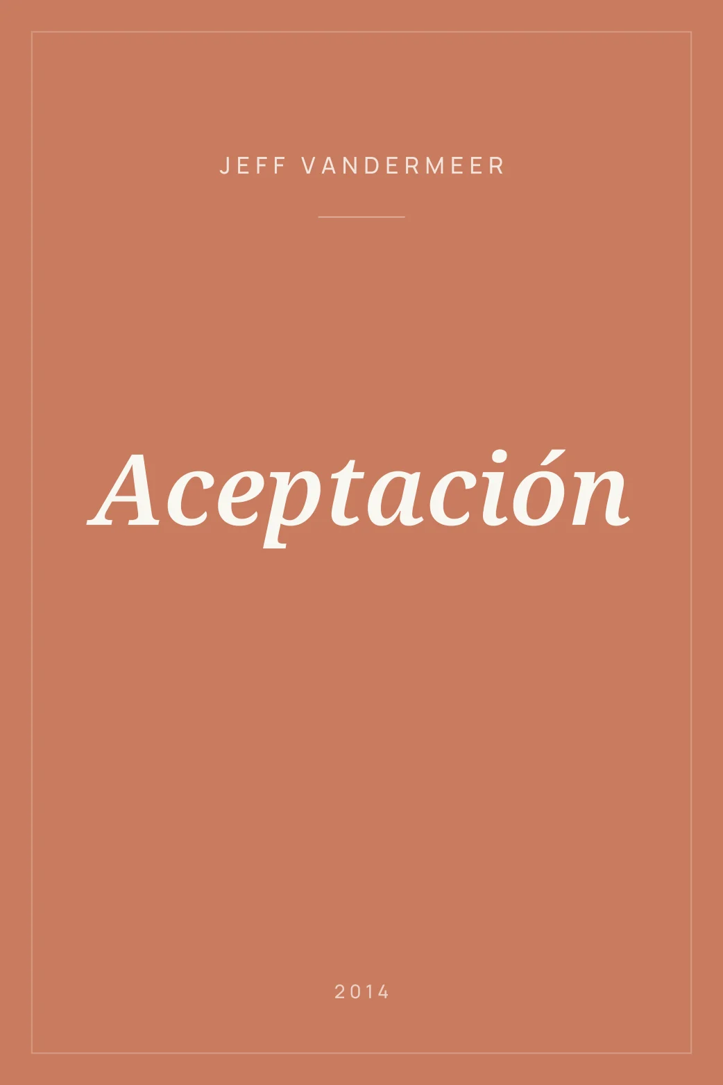 Portada de Aceptación
