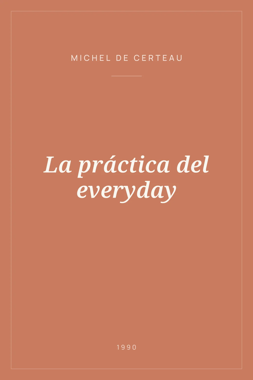 Portada de La práctica del everyday