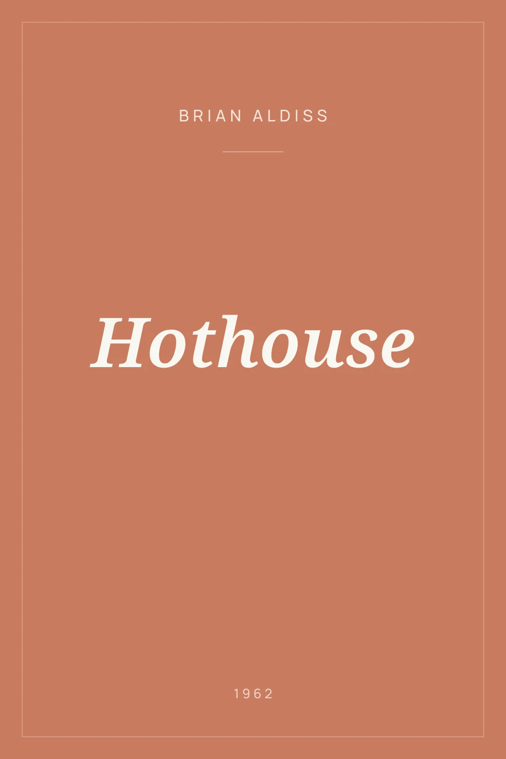 Portada de Hothouse