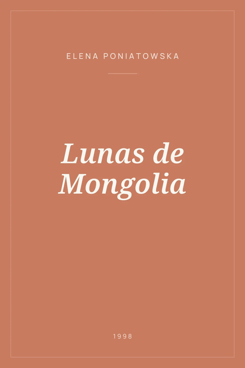 Portada de Lunas de Mongolia