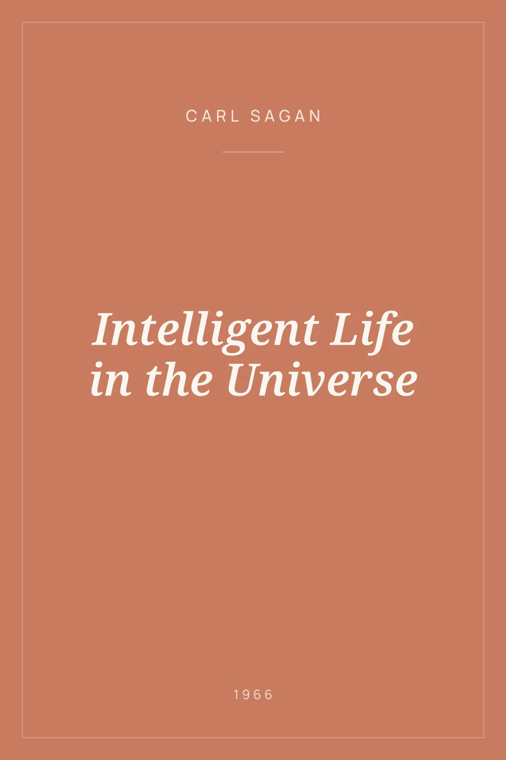 Portada de Intelligent Life in the Universe