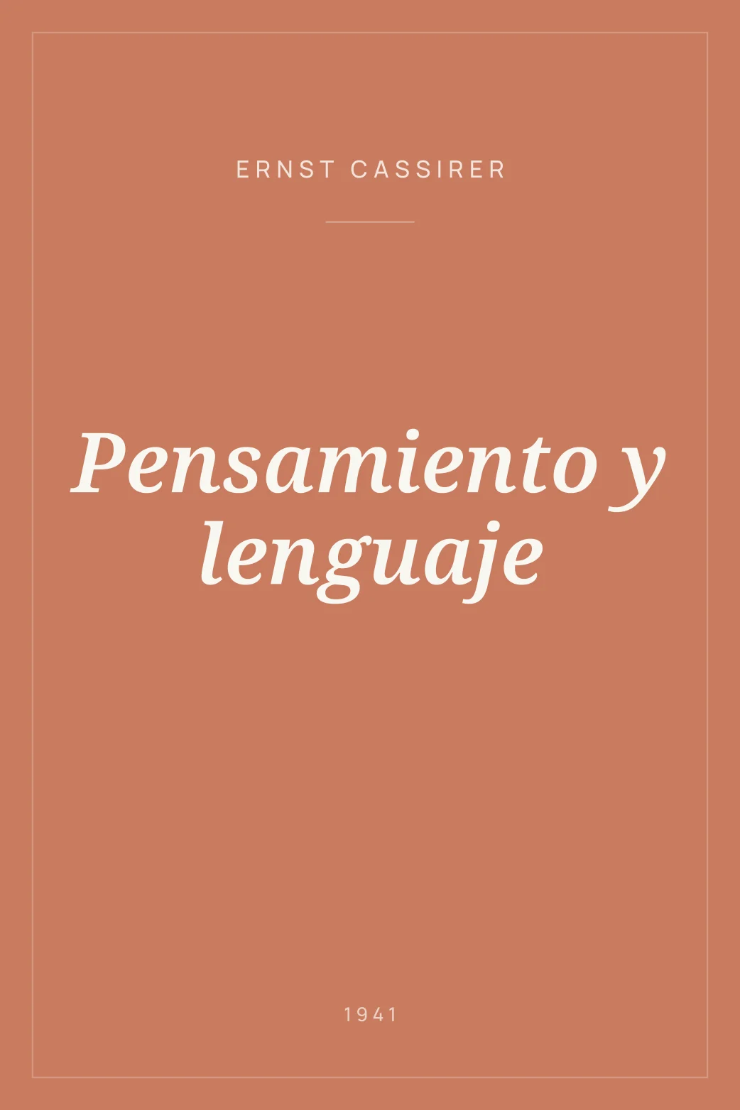 Portada de Pensamiento y lenguaje