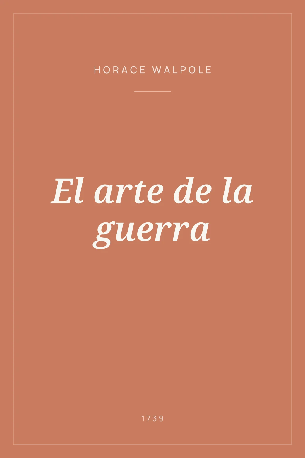 Portada de El arte de la guerra