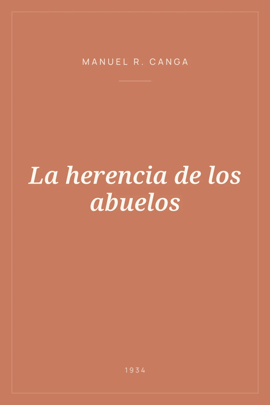 Portada de La herencia de los abuelos