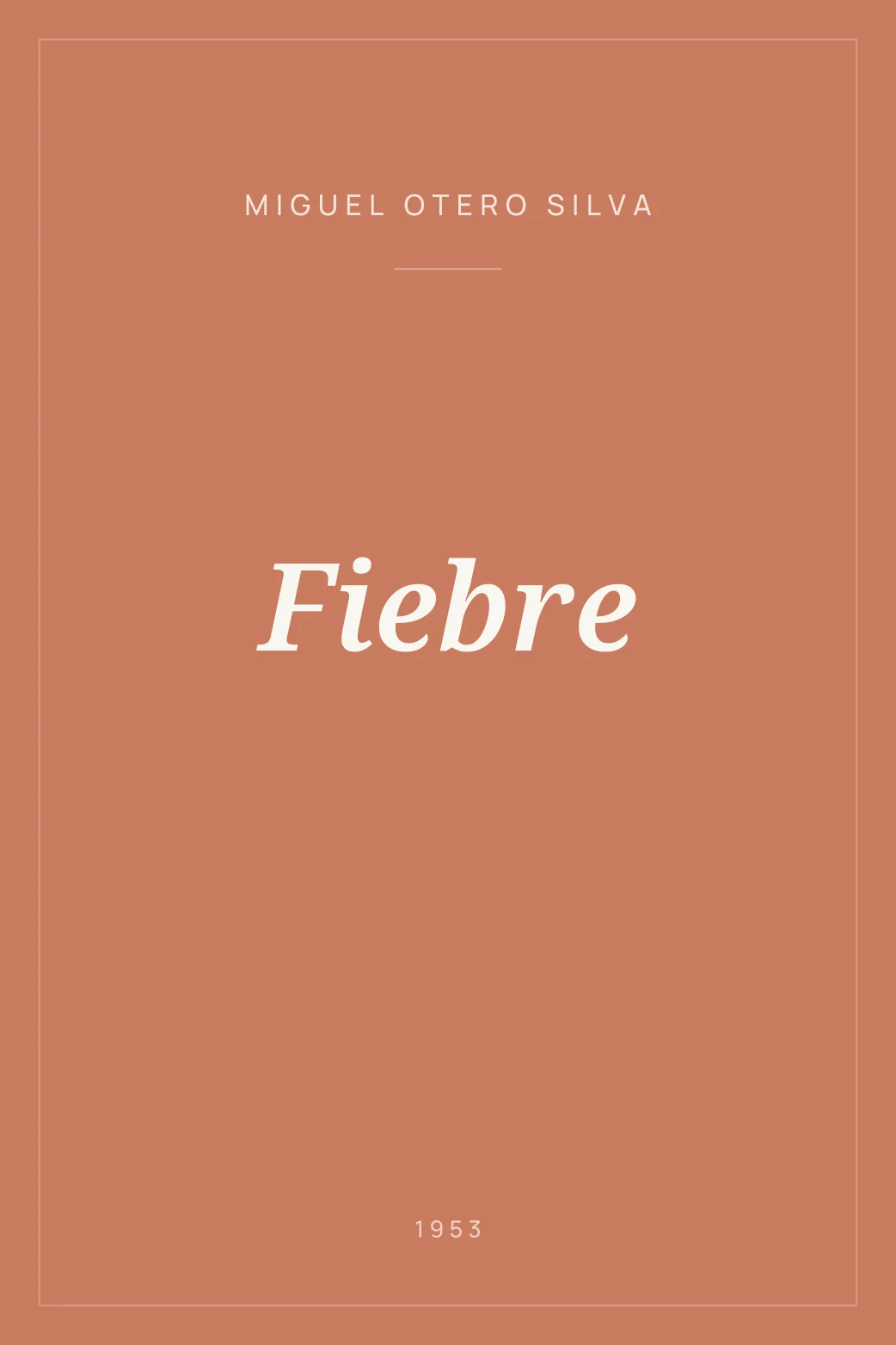 Portada de Fiebre