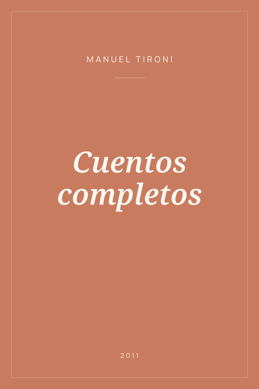 Portada de Cuentos completos