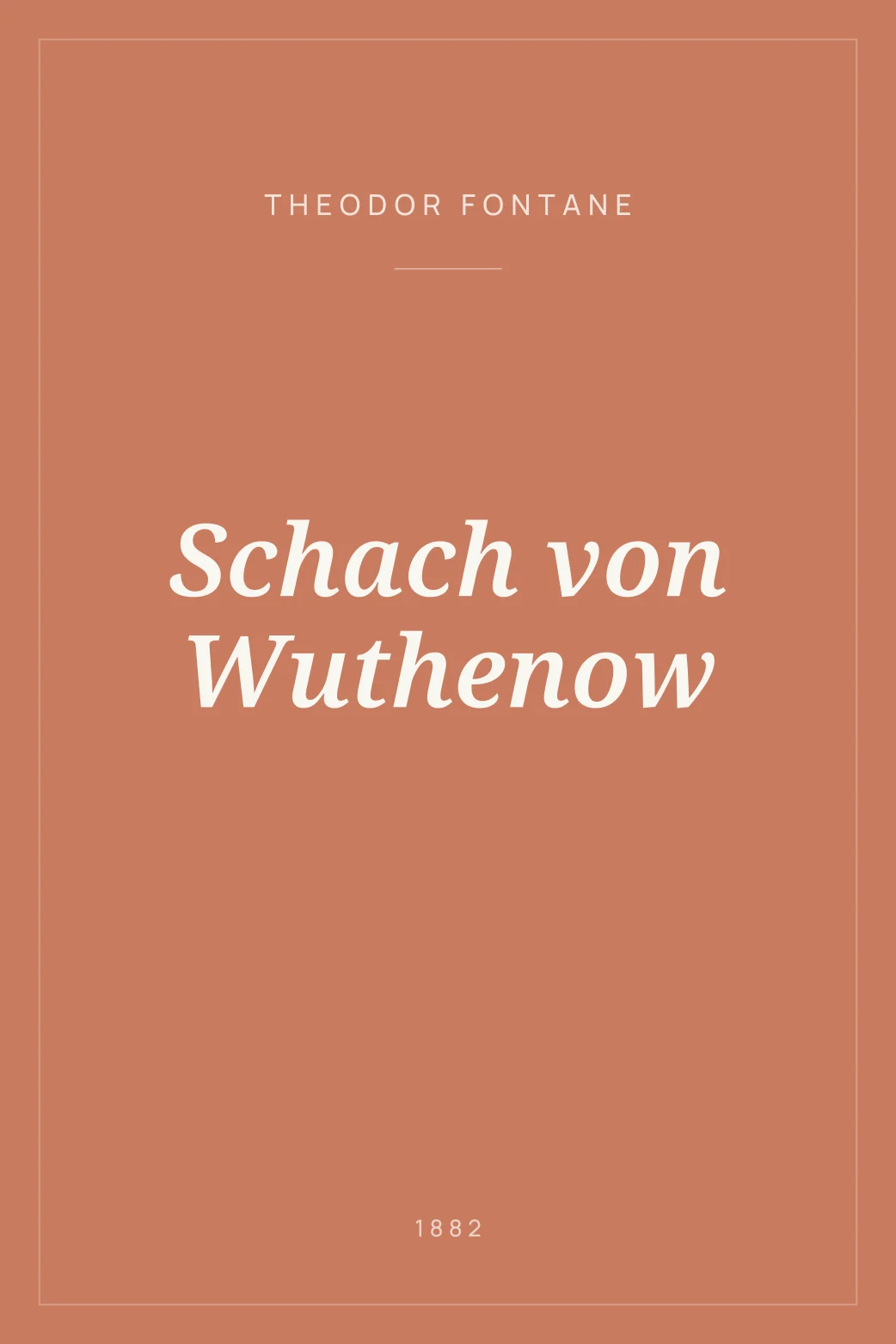 Portada de Schach von Wuthenow