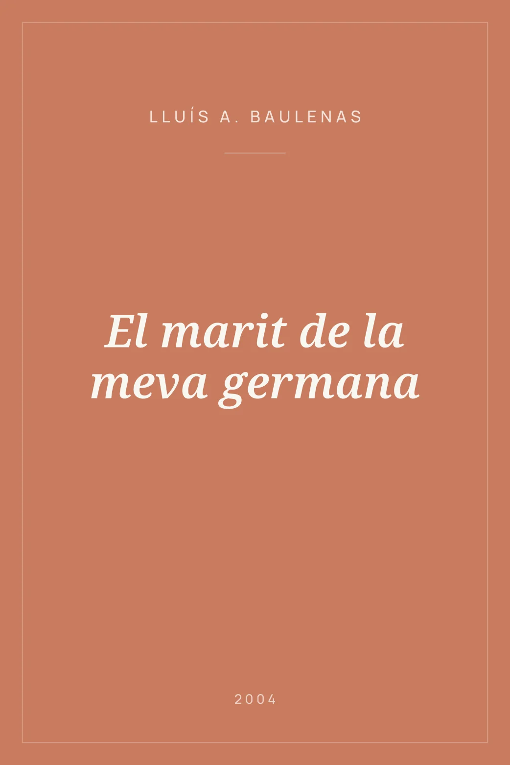 Portada de El marit de la meva germana
