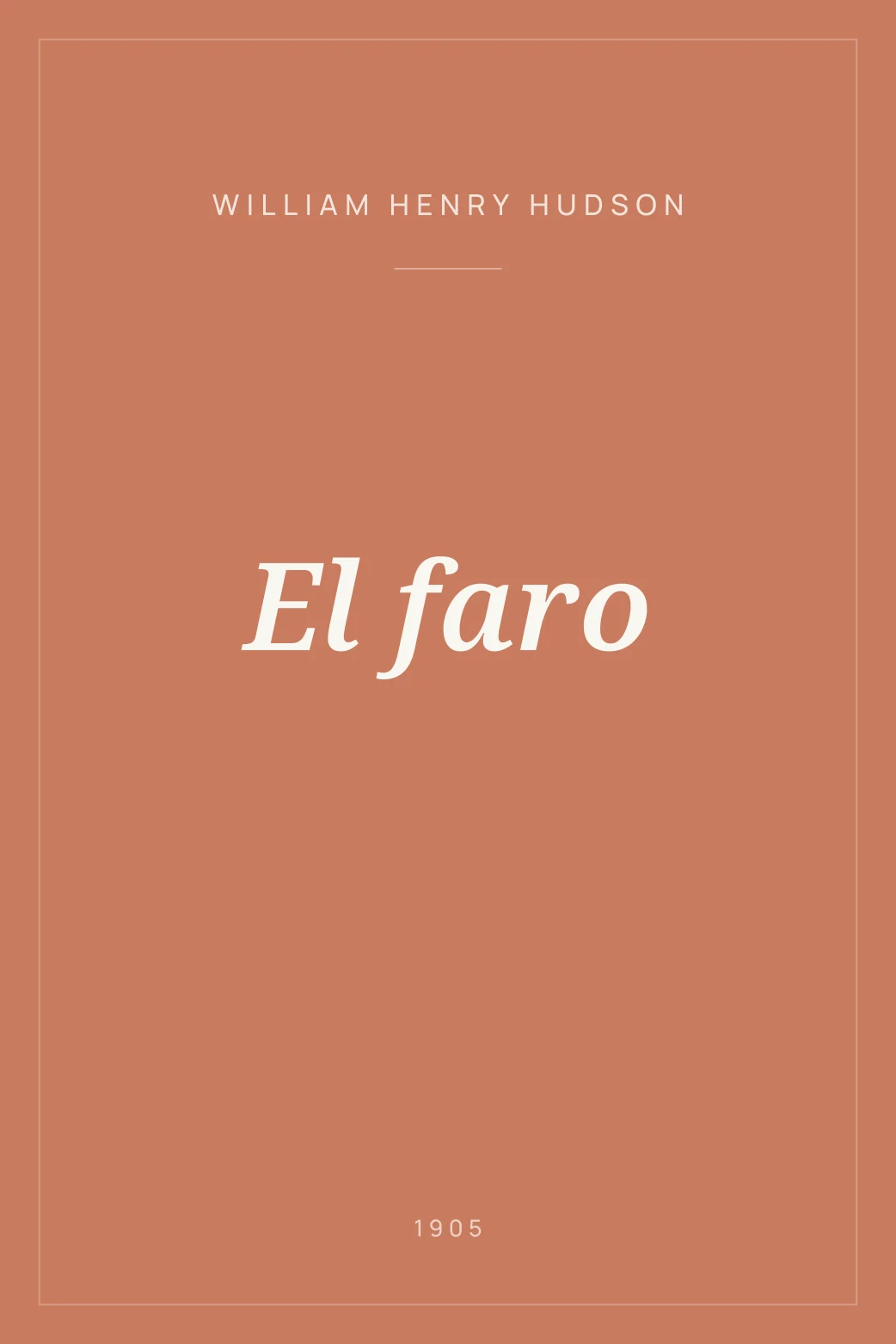 Portada de El faro