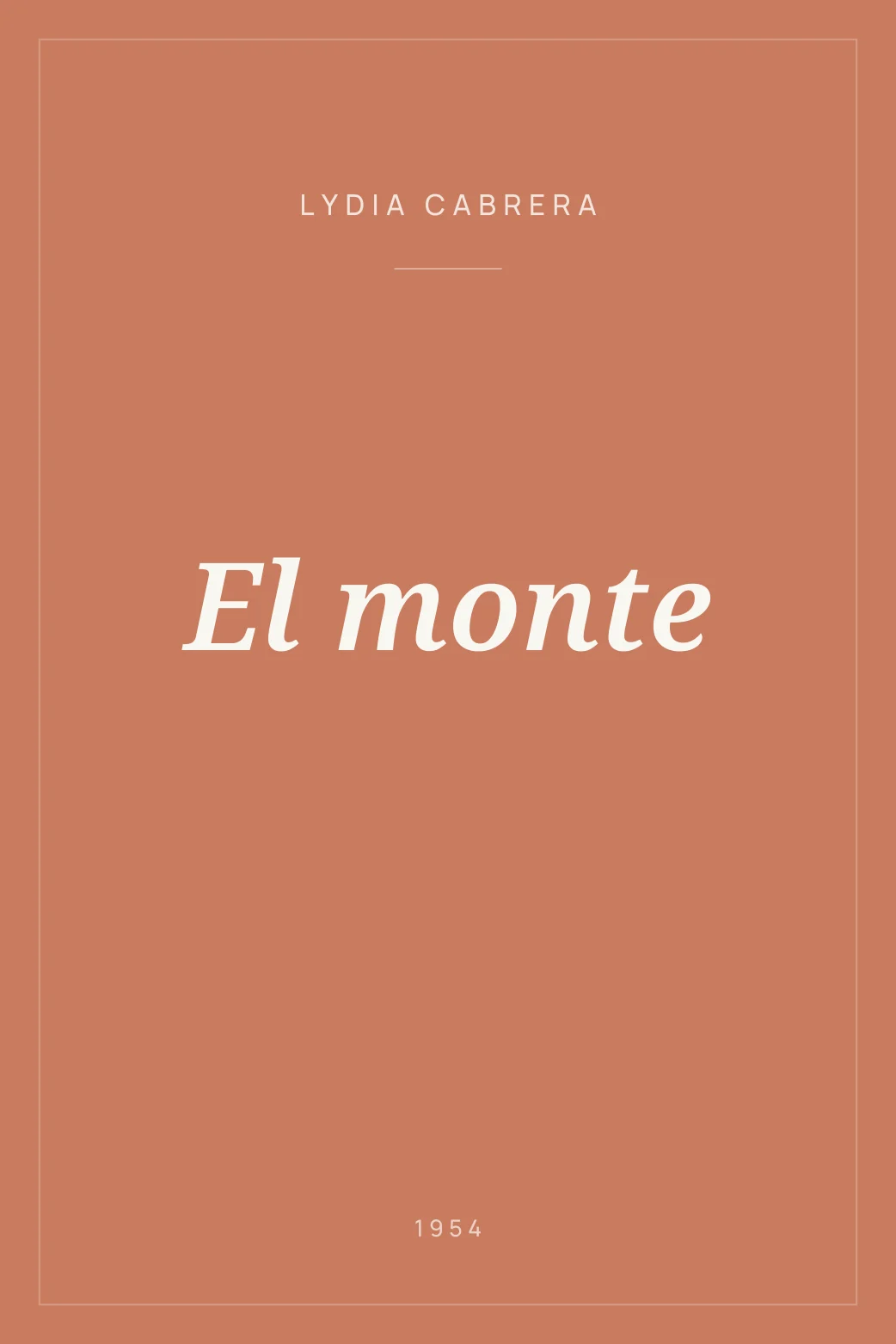 Portada de El monte