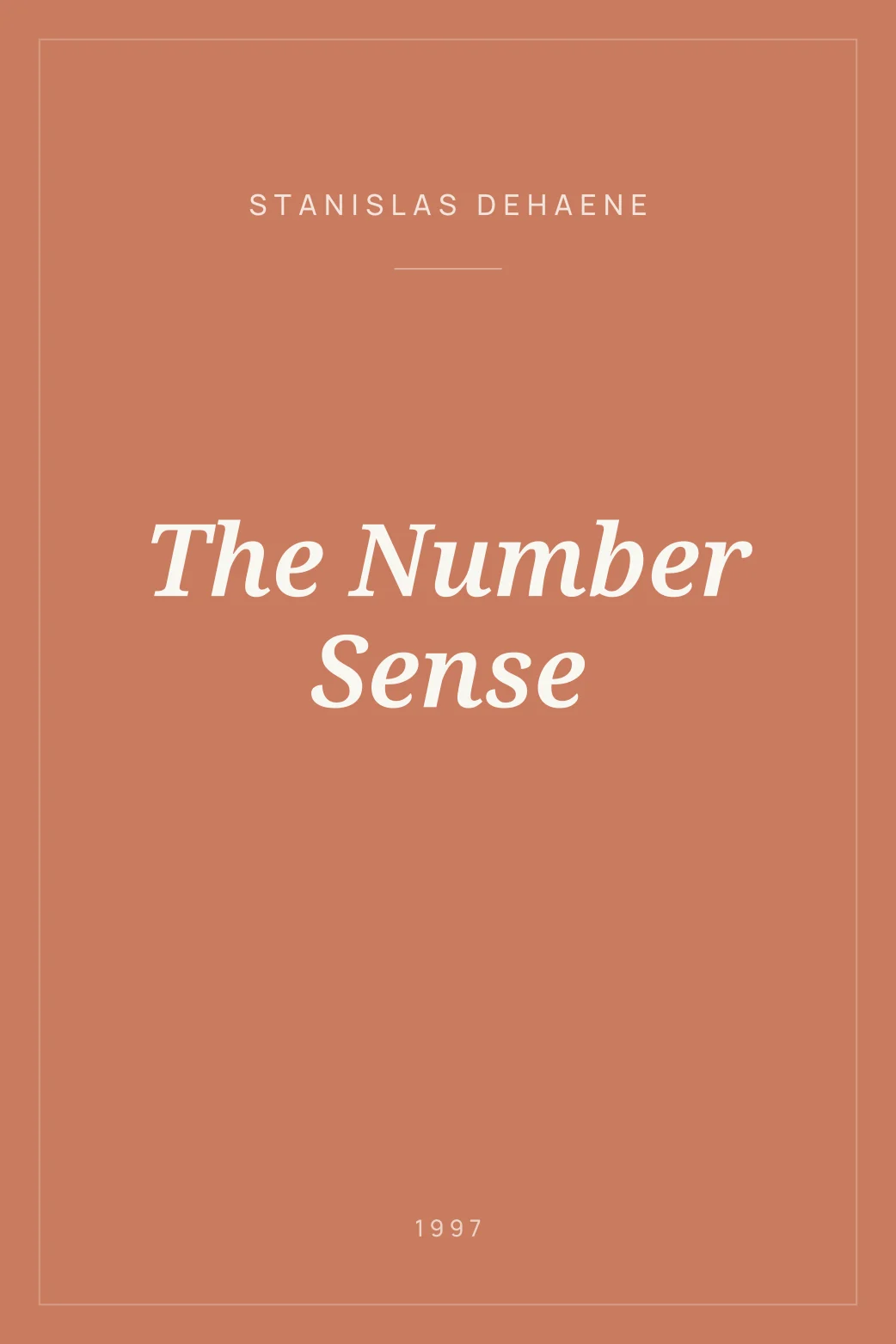 Portada de The Number Sense