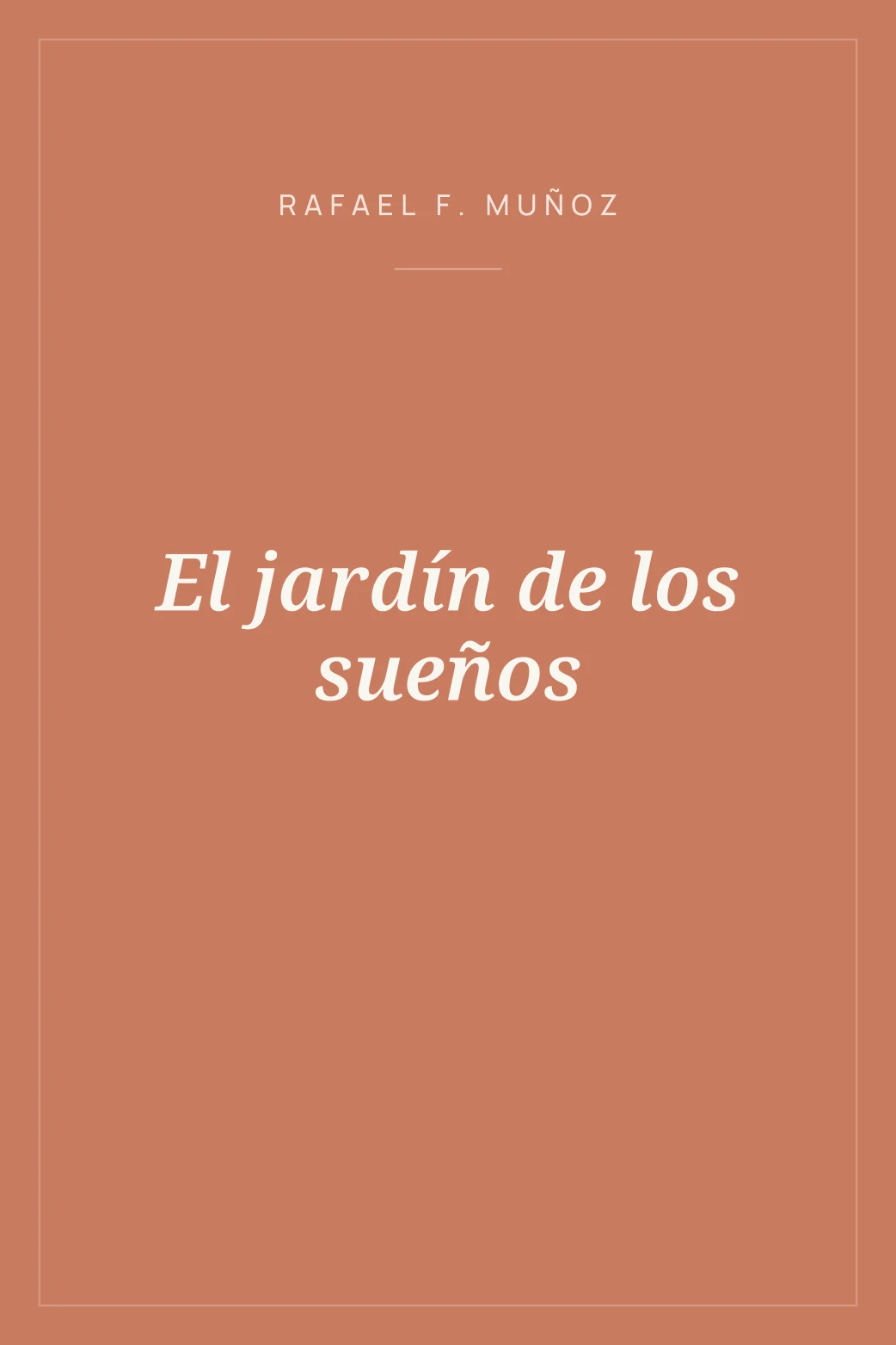 Portada de El jardín de los sueños