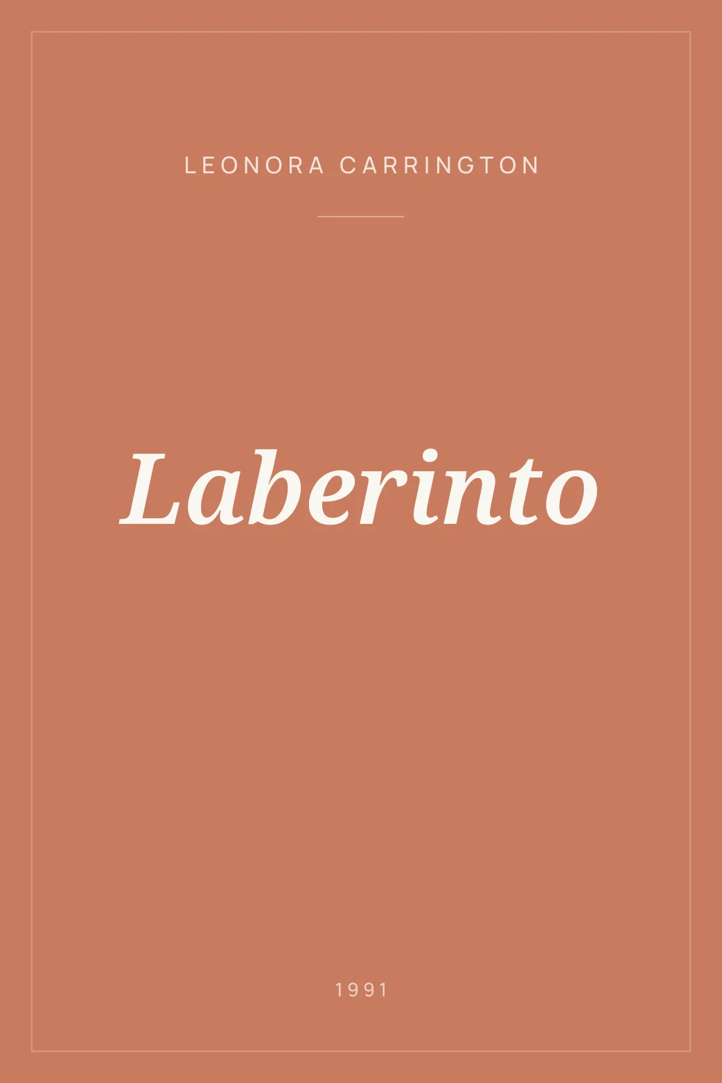 Portada de Laberinto