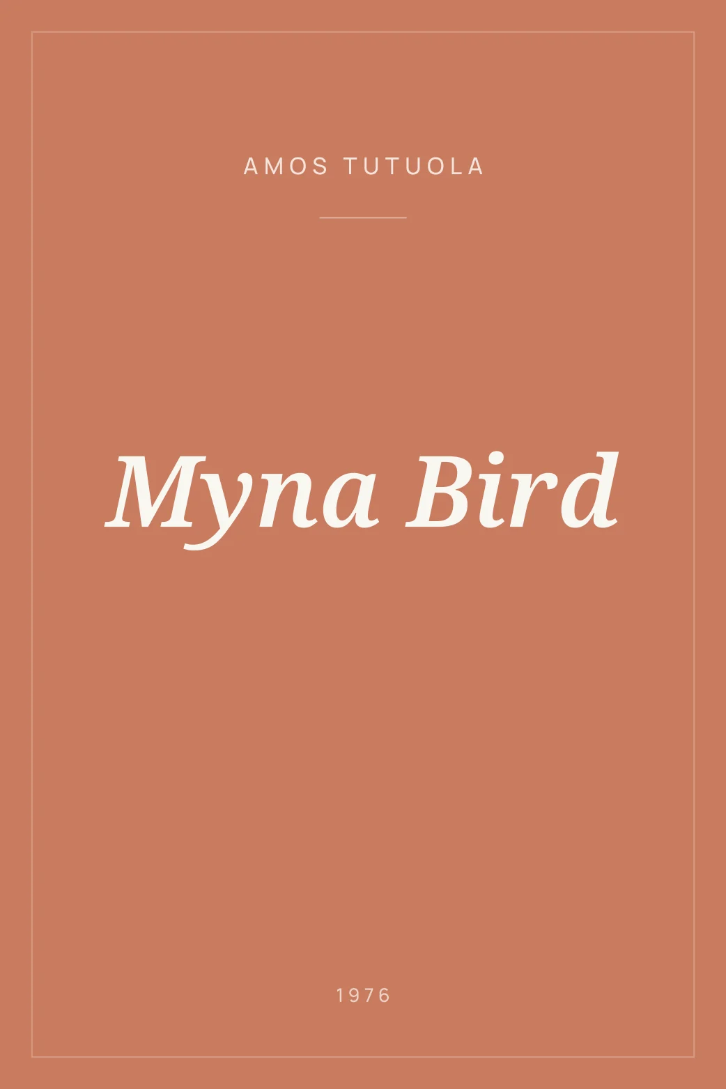 Portada de Myna Bird