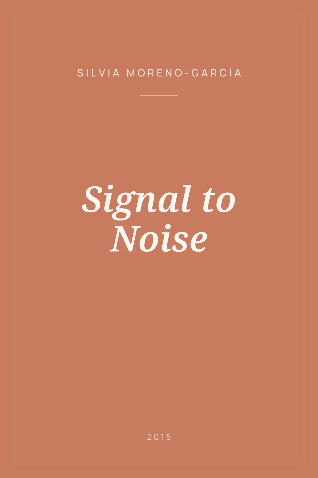 Portada de Signal to Noise