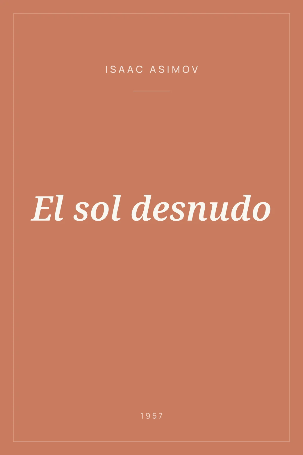 Portada de El sol desnudo