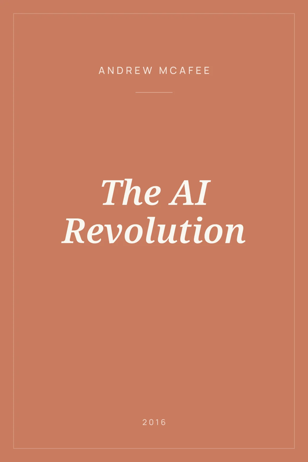 Portada de The AI Revolution