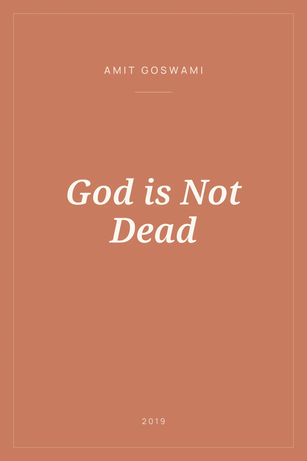 Portada de God is Not Dead