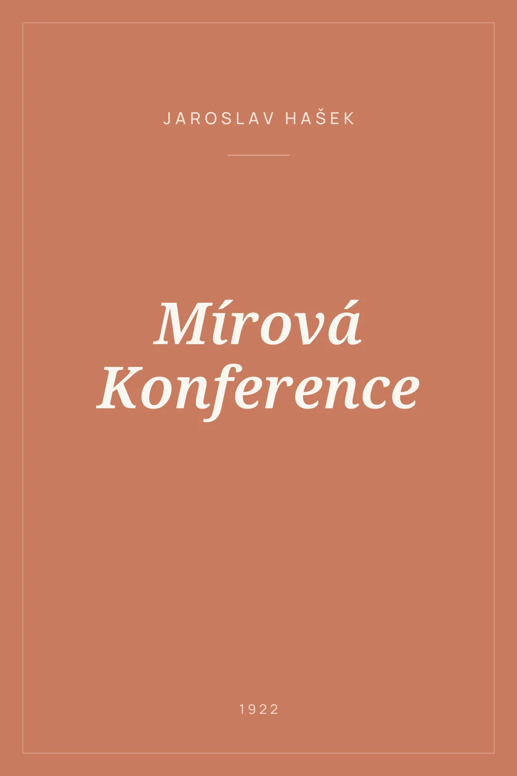 Portada de Mírová Konference