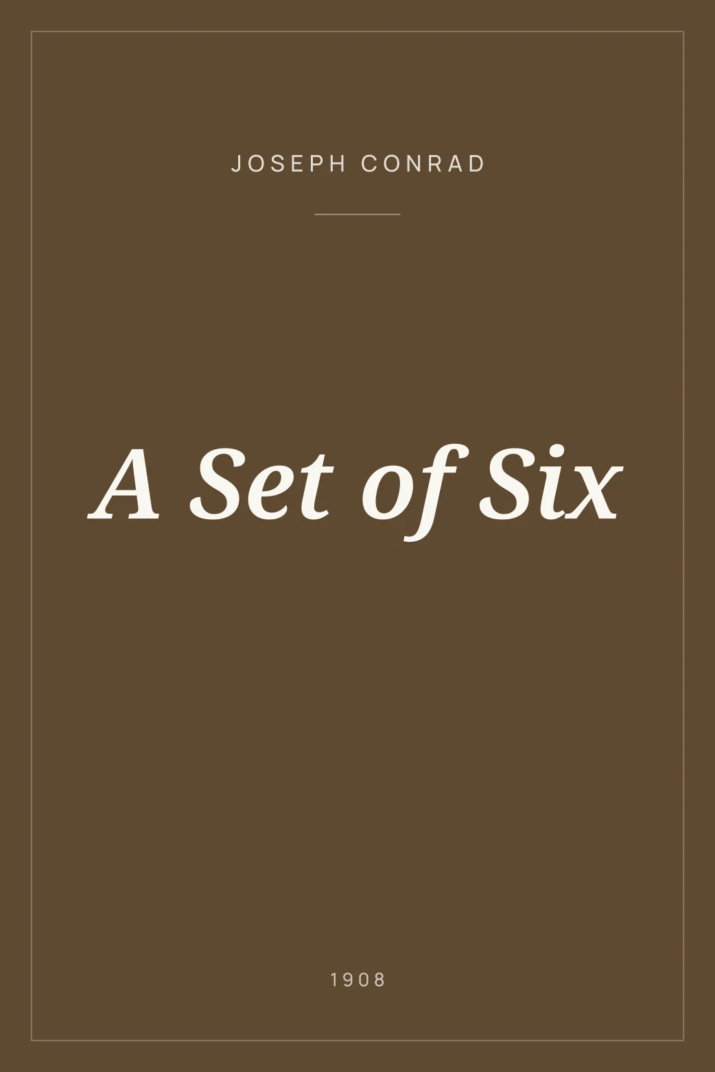 Portada de A Set of Six