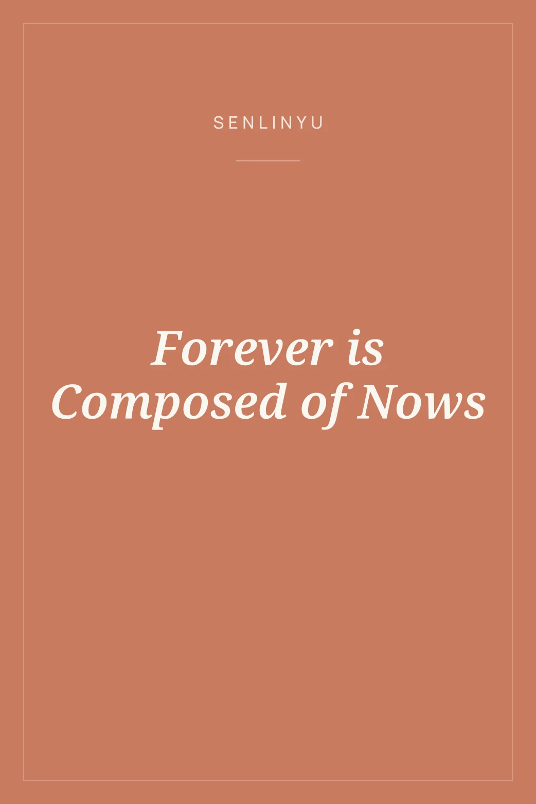 Portada de Forever is Composed of Nows