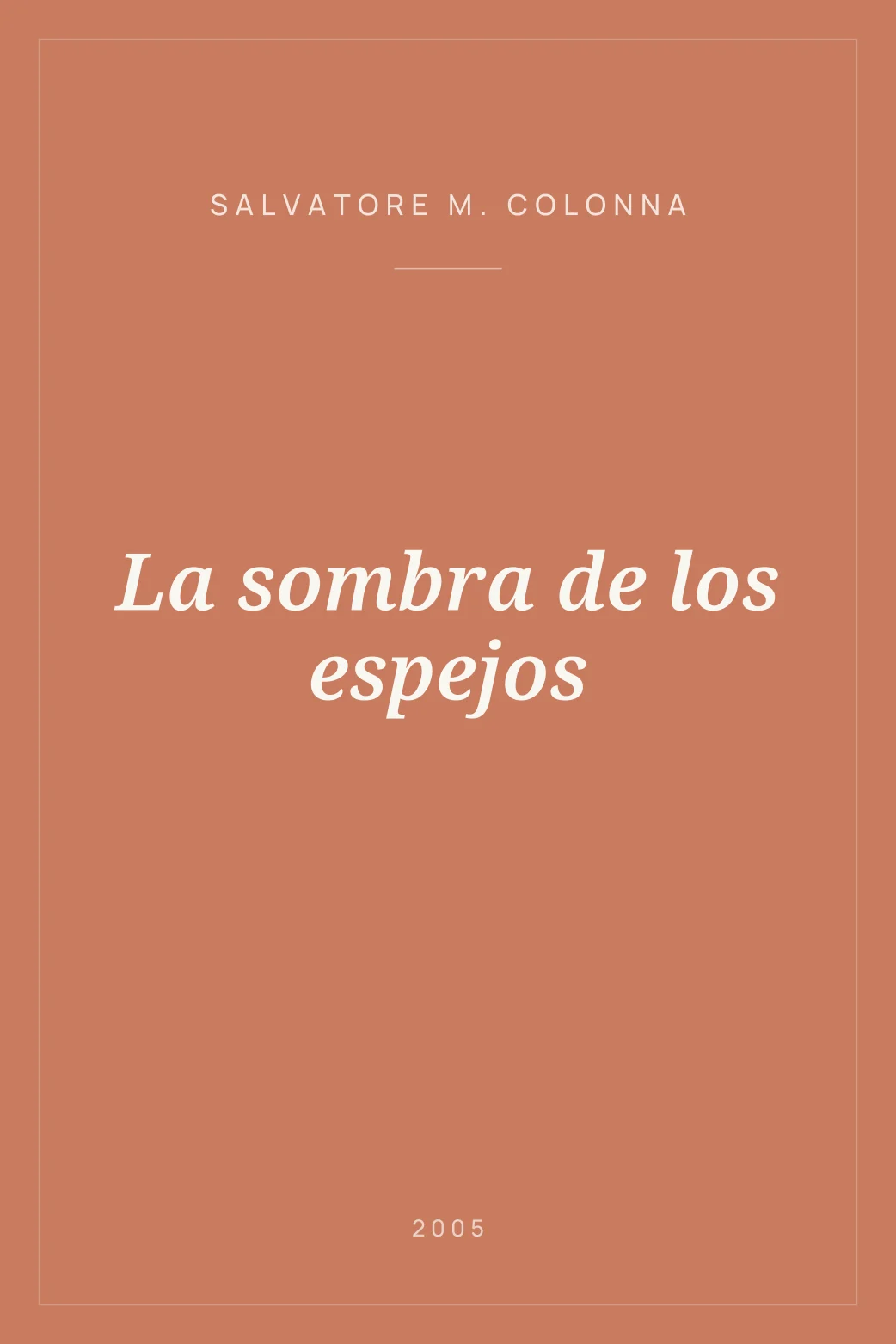 Portada de La sombra de los espejos