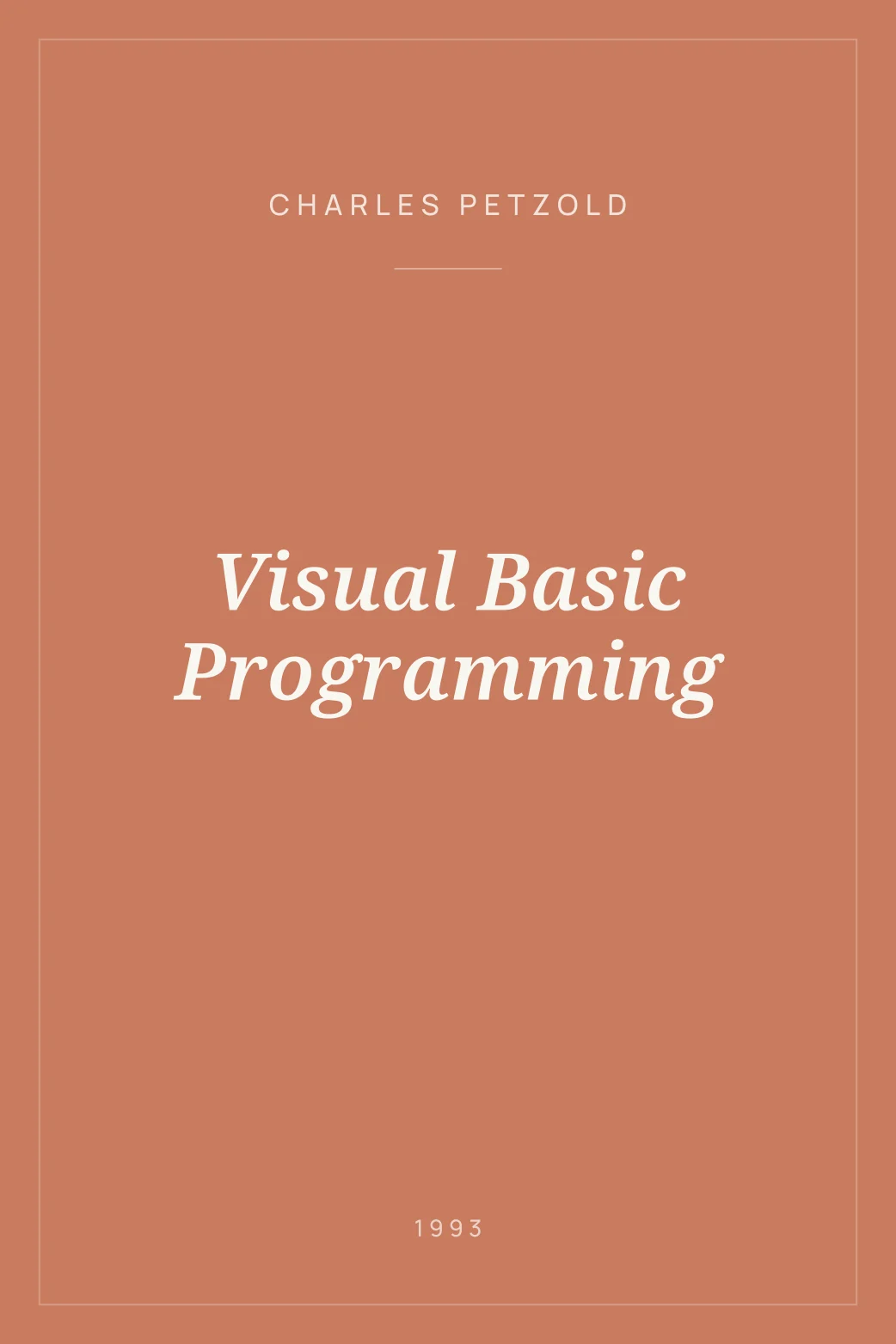 Portada de Visual Basic Programming