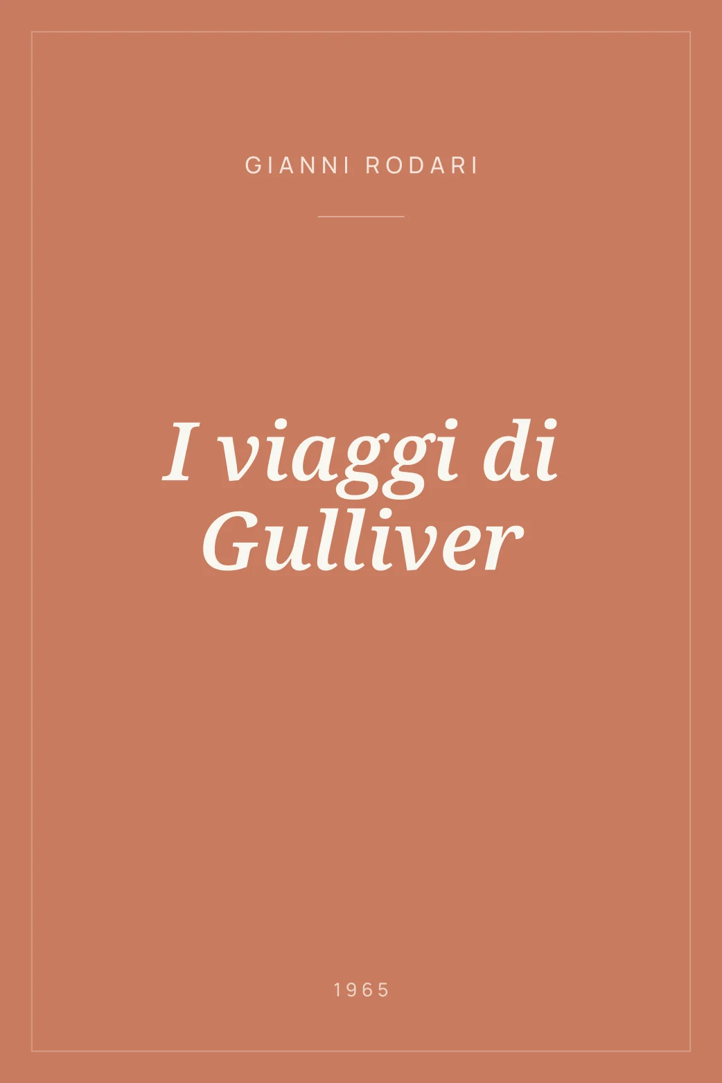 Portada de I viaggi di Gulliver