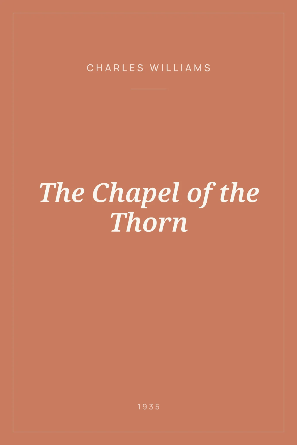 Portada de The Chapel of the Thorn