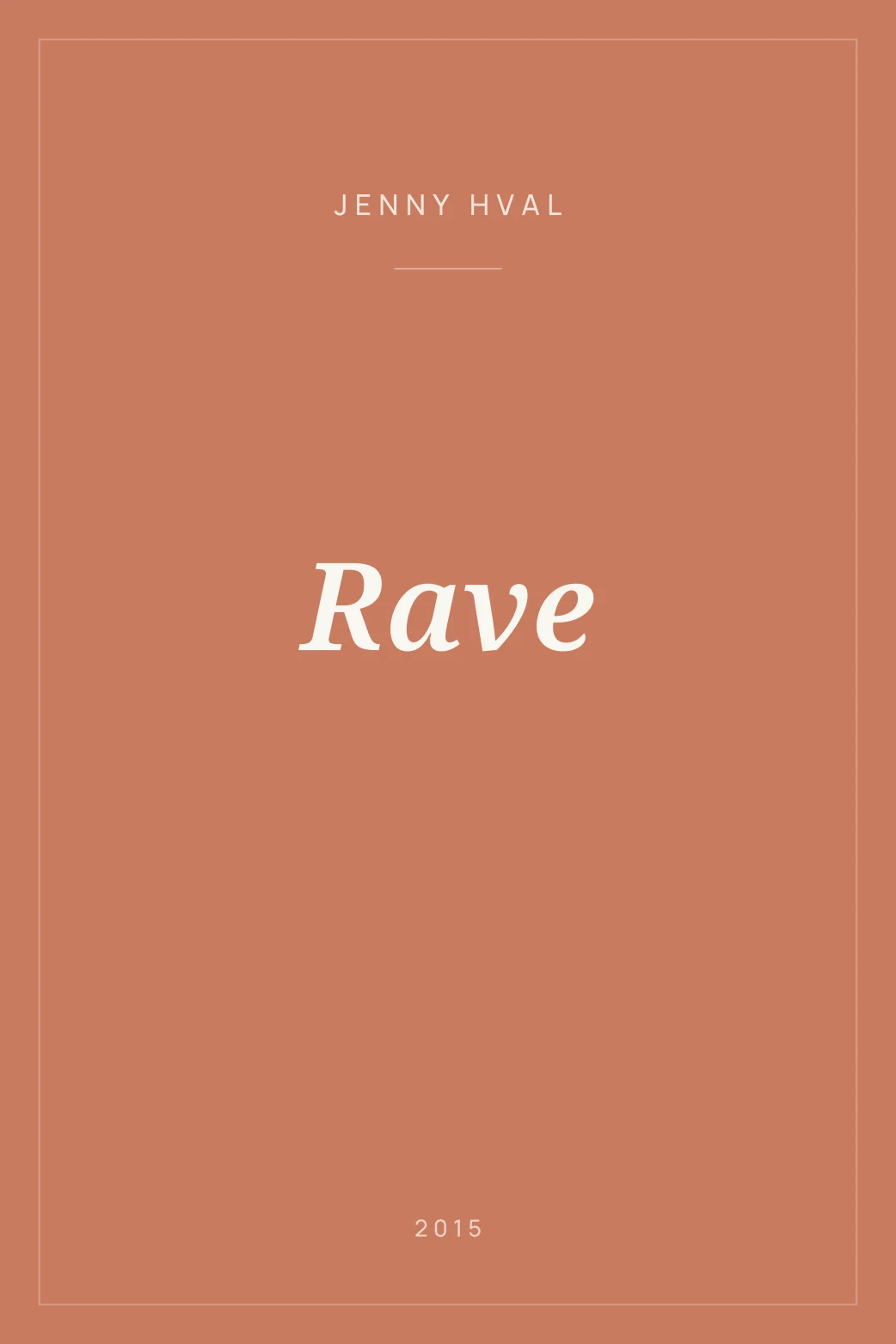 Portada de Rave