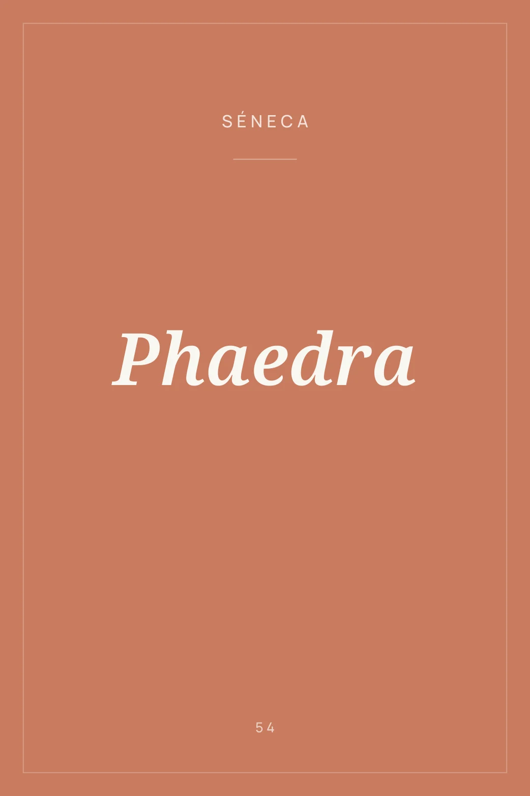 Portada de Phaedra