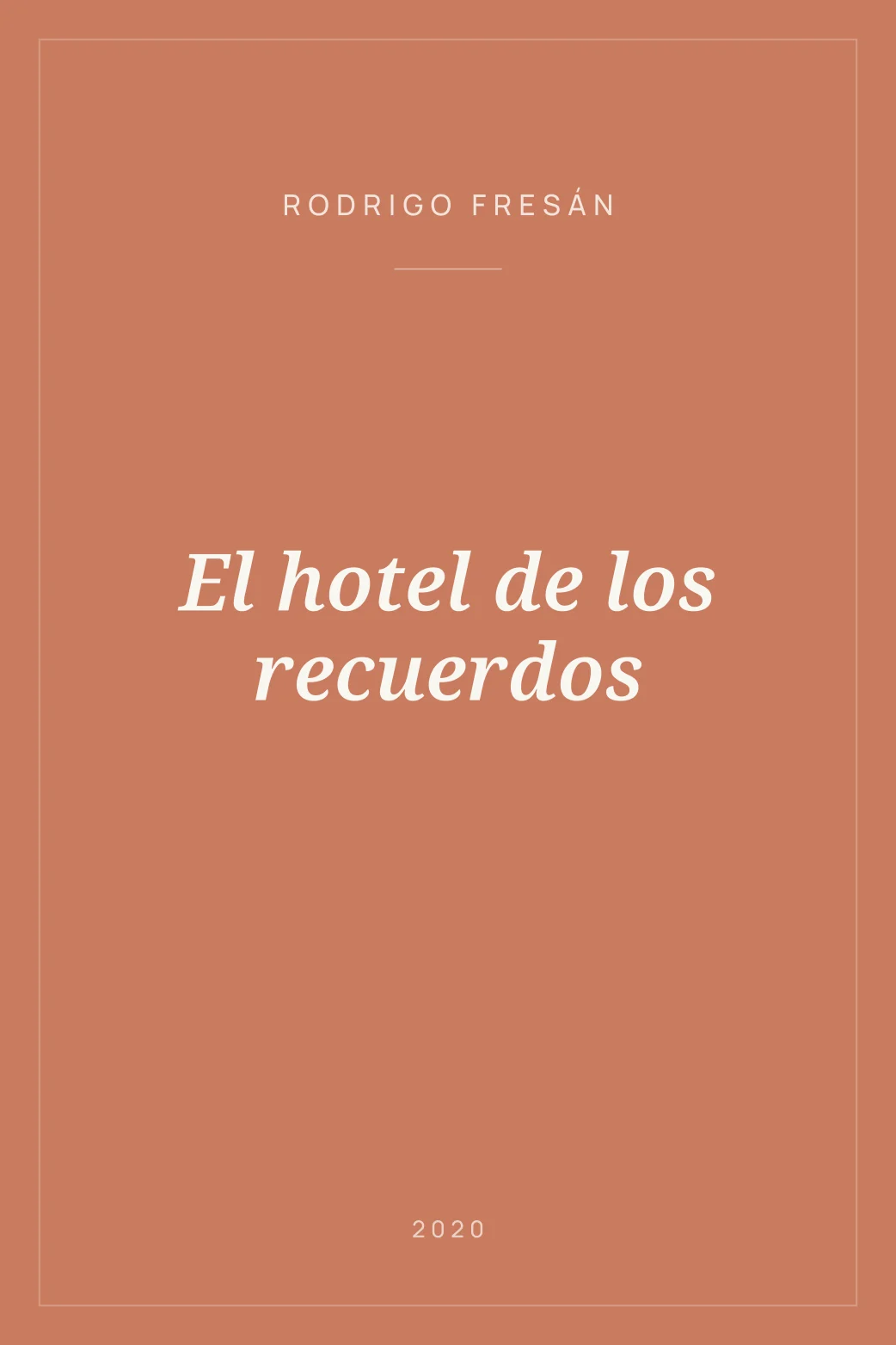 Portada de El hotel de los recuerdos