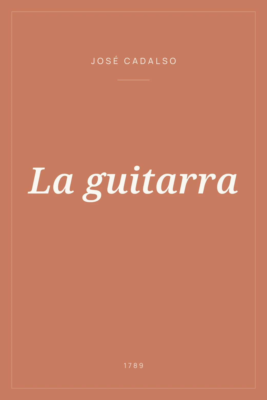Portada de La guitarra