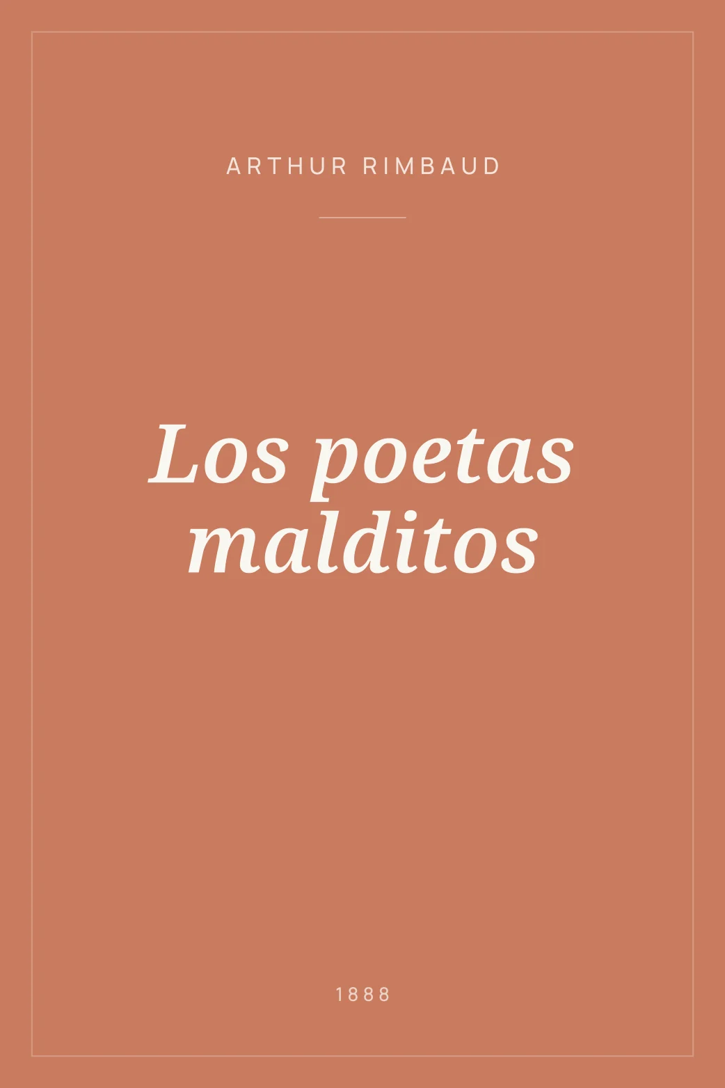 Portada de Los poetas malditos