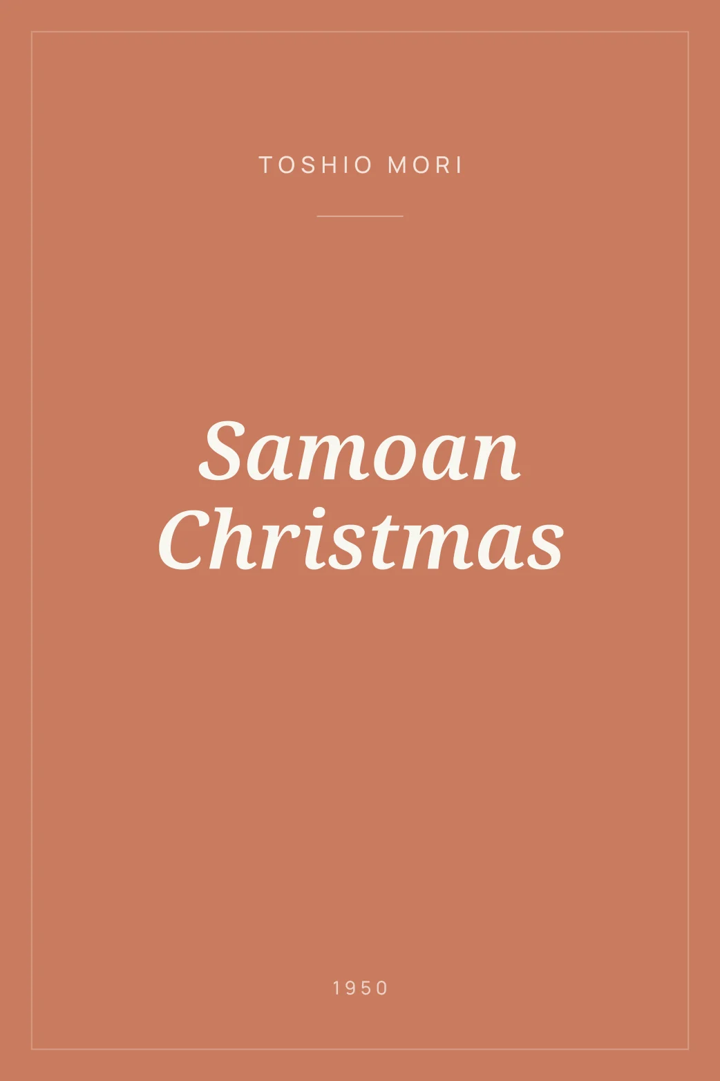 Portada de Samoan Christmas