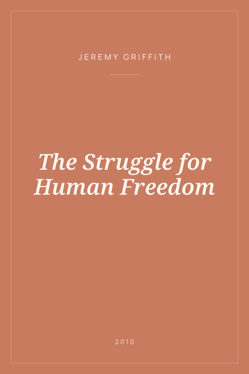Portada de The Struggle for Human Freedom