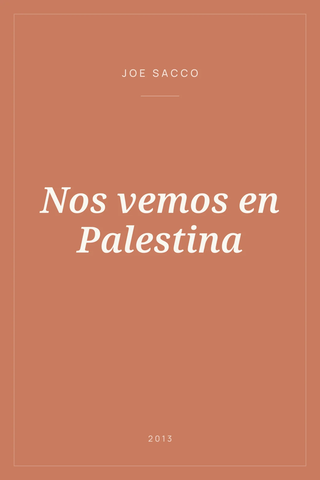 Portada de Nos vemos en Palestina
