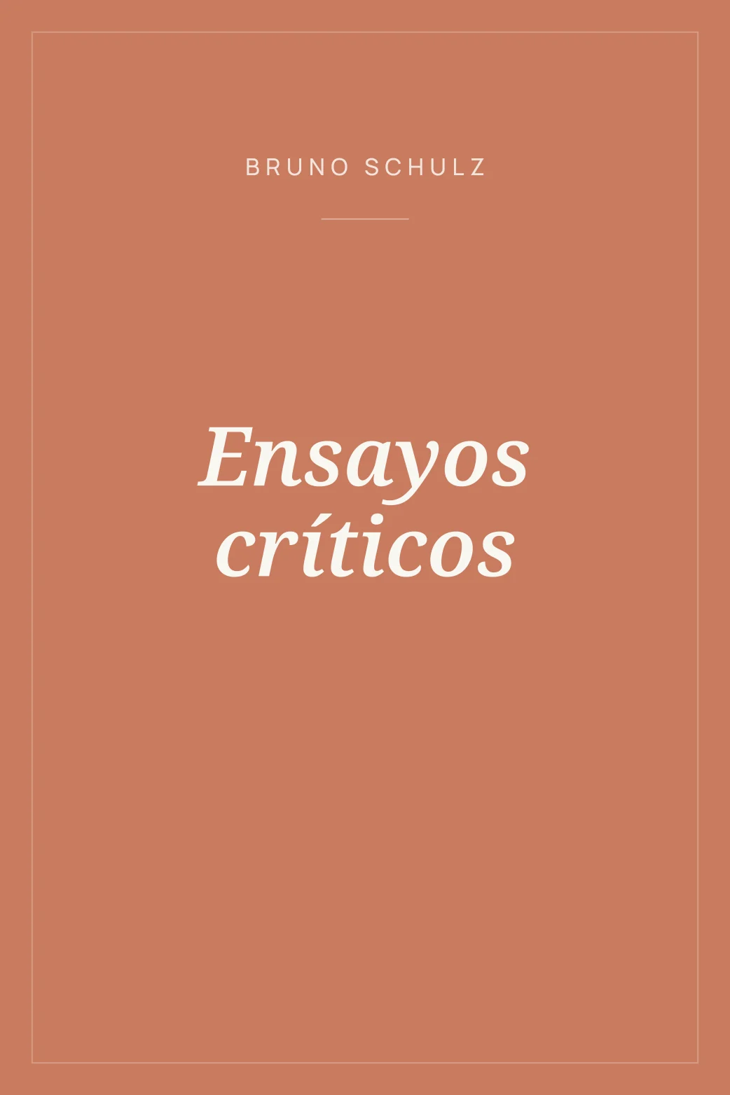 Portada de Ensayos críticos