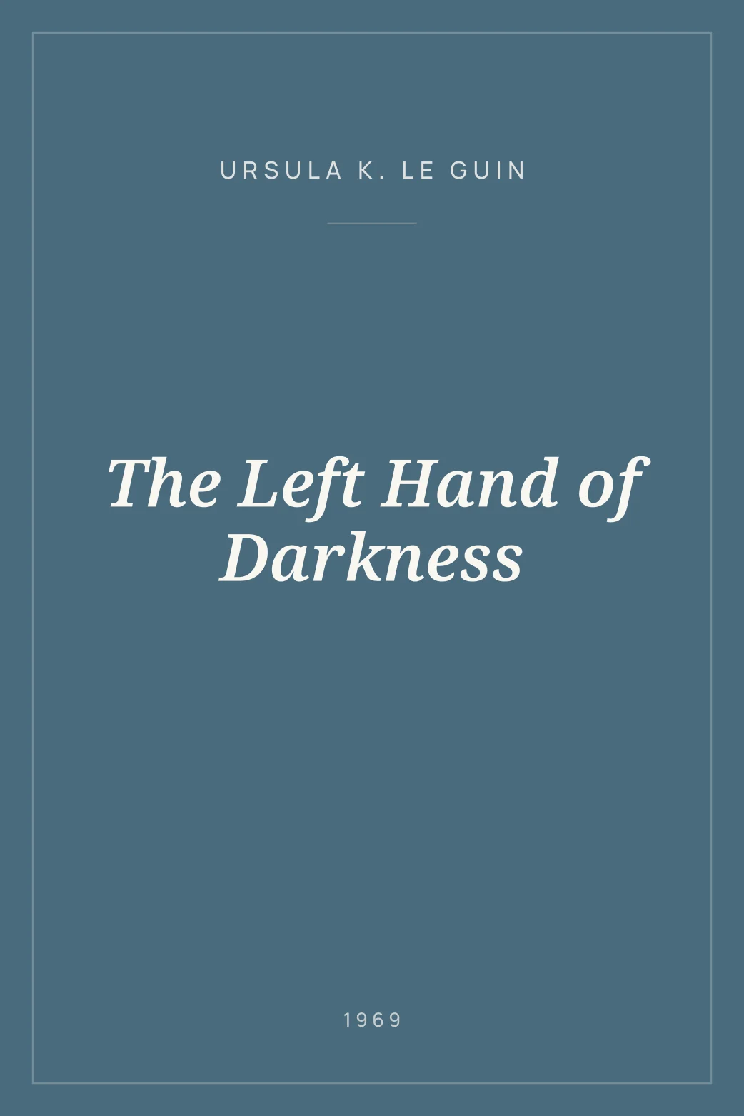 Portada de The Left Hand of Darkness