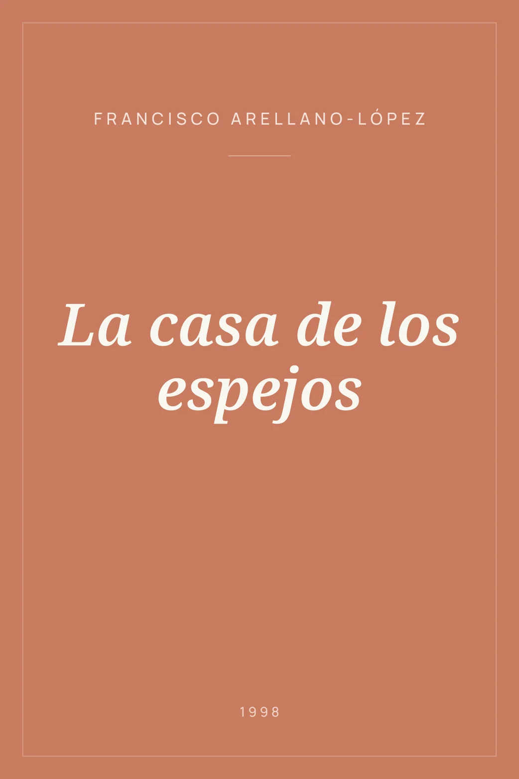 Portada de La casa de los espejos