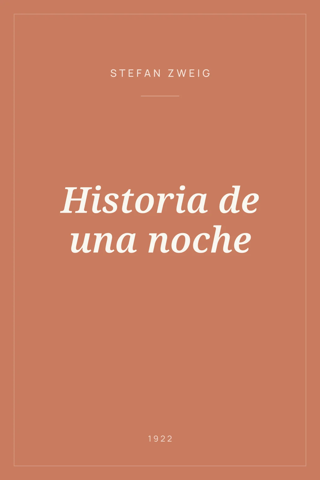 Portada de Historia de una noche